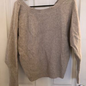 For Thee Beige Button Sweater